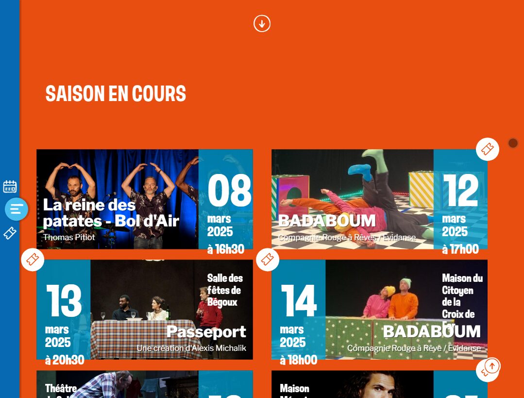 Saison en cours _ Saison Ouverte