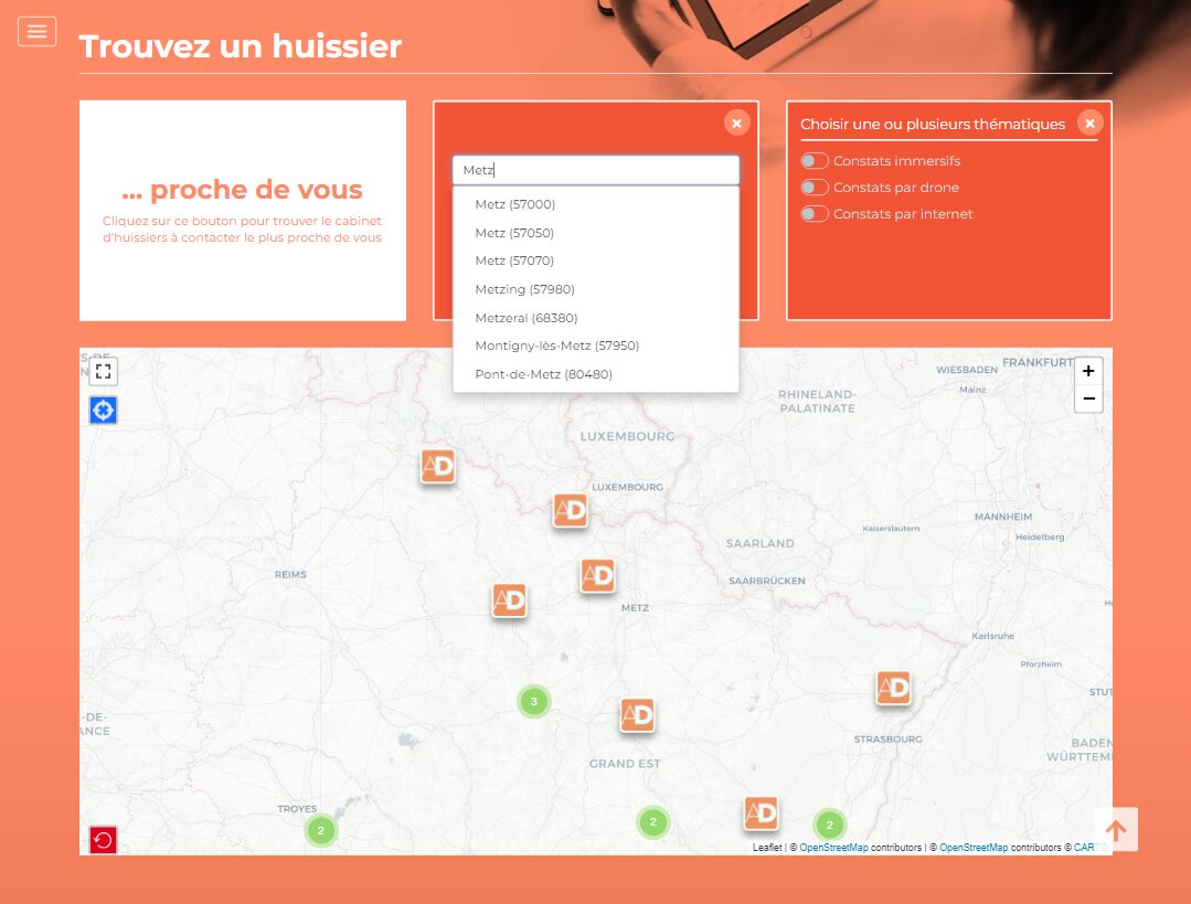 Trouvez un huissier _ Angledroit.pics